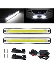 Luci Diurne COB LED Per Auto - 21cm Bianche, Alta Luminosità E Risparmio Energetico - Foto 4
