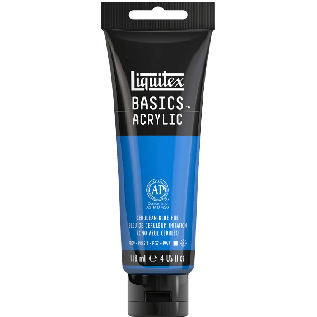 Liquitex Basics Acrylic, 118 ml Tube - Cerulean Blue Hue — image 1