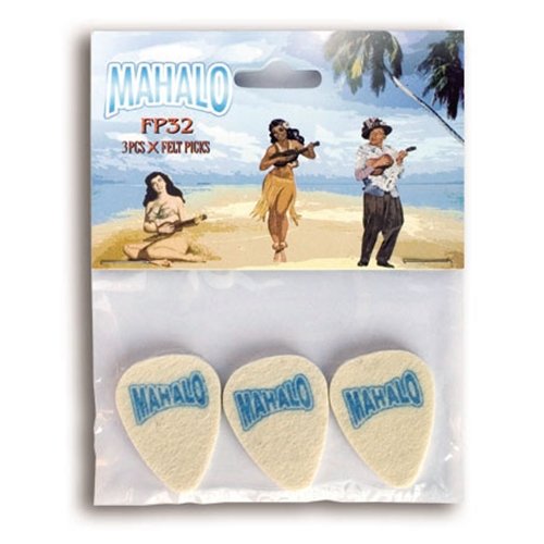 Felt Ukulele Plectrums Pack Of 3: Plectrum