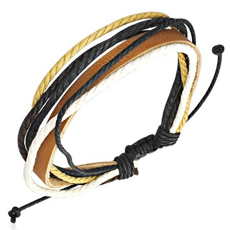 cored Lederarmband Surferarmband KK53