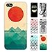 S9Y Art Sun Sea Elephant Chevron Back Cover Case Skin Protector For iPhone 5C & with a Free Gift (YH-F)
