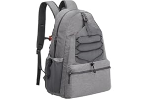 Tennis Bag, Tennis Backpack for Women Men, Large Pickleball Bag, Sport Bag with Shoe Compartment for Tennis Pickleball Badmin