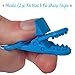AlmaBaby Universal Safety Pacifier Clip Holders, Boys - Blue Nautical 3 Pack - First Year Gumdrop Clip. No Metal Parts