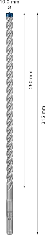 Bosch EXPERT SDS plus-7X Hammer Drill Bit 10 mm x 250 x 315 mm view 3
