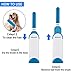 Massun Lint Fur Remover Pet Hair Brush with Self-Cleaning Base for Dog Cat Pets, Reusable Double-Sided Hair Fur Brush for Clothes & Furniture with Extra Travel Size