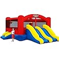 Blast Zone Triple Play Inflatable Combo Bounce House - Massive 16x14 - Blower - Premium Quality - 7 Players - Double Slides