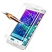 Note Edge Screen Protector,ChYu@Full Coverage Premium Tempered Glass Film Protector for Samsung Galaxy Note Edge N9150 (White)