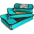 TravelWise Packing Cubes - 3 Piece Set (Teal)