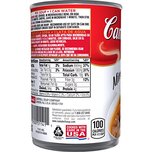Campbell's Minestrone Soup, 10.5 oz Can - Image 6