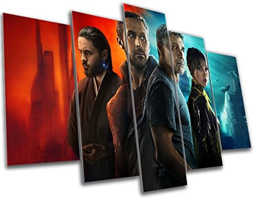 BLADE RUNNER 2049 MOVIE CANVAS PRINT - MULTI PANEL - 5 PANEL CANVAS - WALL ART - FRAMED PRINT - READY TO HANG - HANDMADE