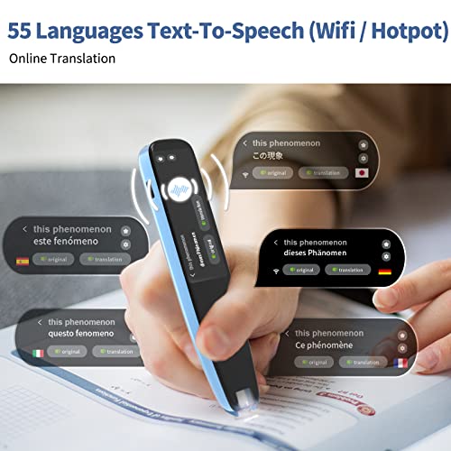 NEWYES Upgraded Scan Reader Pen, 16GB Dictionary Mobile Scanner