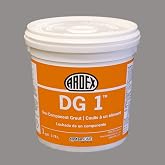 ARDEX DG 1 Ready to Use Premixed Grout for Wet Areas 1 Gal Battleship 43 | Durable, Easy-to-Clean, Perfect for Wet Areas