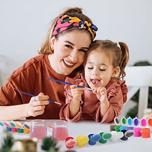 Bulk Acrylic Paint Sets for Kids, 24 Individual Sets of 24 Colored