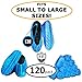 Sterile Field Non Slip Disposable Shoe Covers - Secure Elastic Fit, Large Size Fits All, Extra Durable Thickness, 120 Count