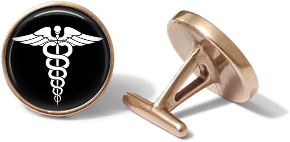 Medical Medici Cufflinks MD Doctor Cuff Links (Solid Bronze)