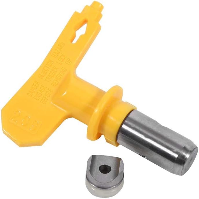 Reversible Tungsten Steel Paint Sprayer Nozzle Airless Paint Spray Gun Tip Accessoies (313), Yellow, 409 - Image 3