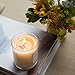 Le Conte Scented Candles - Monoi Vanilla Taha'a - The World’s First Visual Candle - Soy Wax 8oz. 50+ Burn time