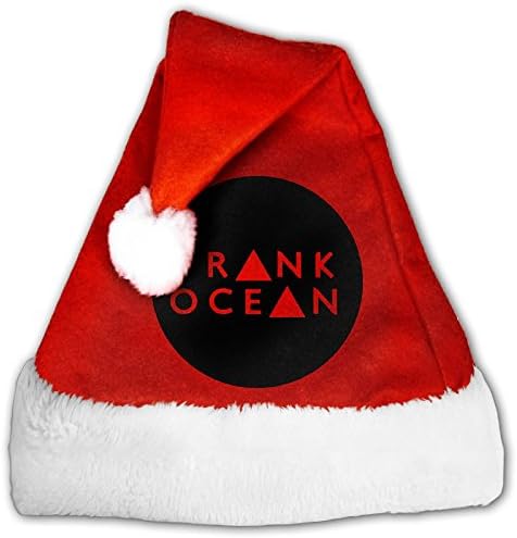Frank Ocean Circle Fashion Decoration Christmas Santa Claus Hats Red For Adults And Kids