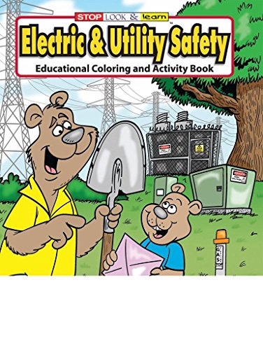 Electric and Utility Safety Kid's Coloring & Activity Book in Bulk (25-pack)