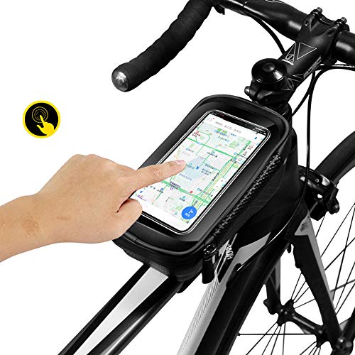 image for JOSPOWER Bicycle Bag Bike Frame Bag Top Tube Phone Bags Sensitive Touc