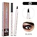 Arishine Eyebrow Tattoo Pen Microblading Eyebrow Pencil Tattoo Brow Ink Pen with a Micro-Fork Tip Applicator Creates Natural Looking Brows Effortlessly and Stays on All Day (Black)