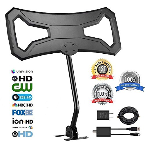 Buy Outdoor TV Antenna, Bestrillion 150 Miles Range Attic Digital HD