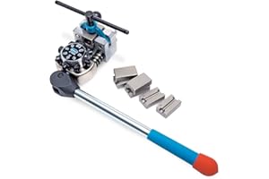 Eastwood Professional Brake Line Flaring Tool Kit | 45° Degree Single Double & Bubble Brake Tubing Flares | Use with Hydrauli