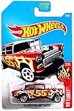 Hot Wheels 2017 HW Flames '55 Chevy Bel Air Gasser 12/365, Maroon