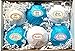 All-Natural Effervescent Organic Essential Oil Bath Bombs| 6 Bomb Gift Set | Lush & Soothing Distinctive Aromas | Healing Cleansing Moisturizing | Dye and Pigment Free