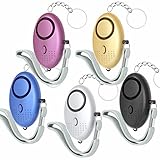 Cambond Safe Sound Personal Alarm Keychain, 140DB Siren Song Personal Alarms for Woman Emergency Self-Defense Security Alarms with LED Light for Kids Elderly (5 Pack)