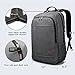 Tigernu Business Waterproof Laptop Backpack with USB Charging Port, Computer Rucksack Anti-Theft Water Resistant Travel Lap-top Bag, School Notebook Knapsack Fits for 15 15.6 inch Black Gray (Black)