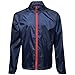 2786 Mens Contrast Lightweight Windcheater Shower Proof Jacket (S) (Silver (Metallic)/ White)