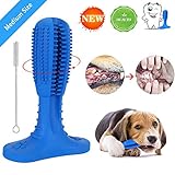 Chooseen Dog Toothbrush 2019 Upgraded Dog Chew Toys Dog Dental Care Pet Toothbrush Natural Rubber Dog Chew Toothbrush Milk Fragrance Suitable for Small and Medium Doggy