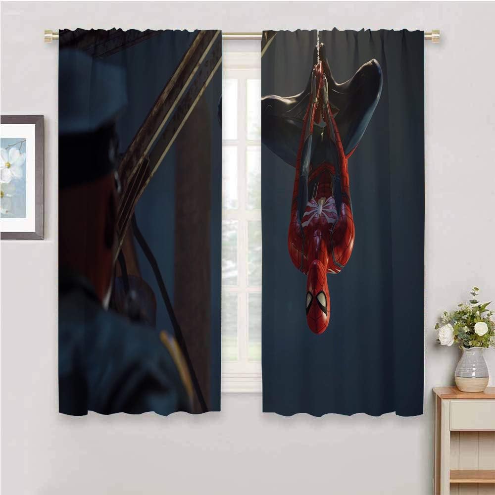 Amazon.com: Spiderman Curtains for Boys Bedroom Premium Blackout