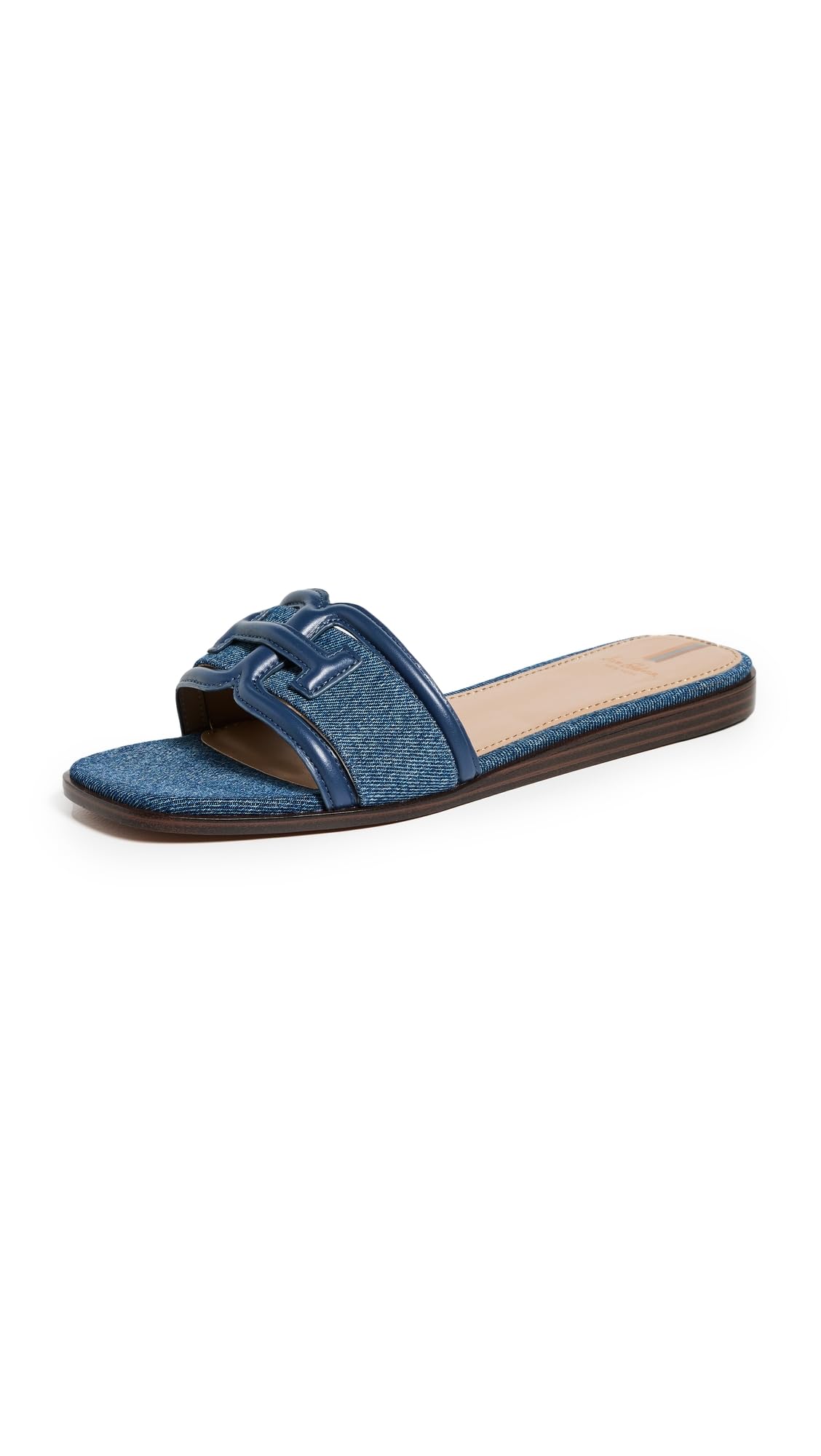 Sam Edelman Irina Flat Sandal Blue Stone/Hudson Blue 10.5 Medium