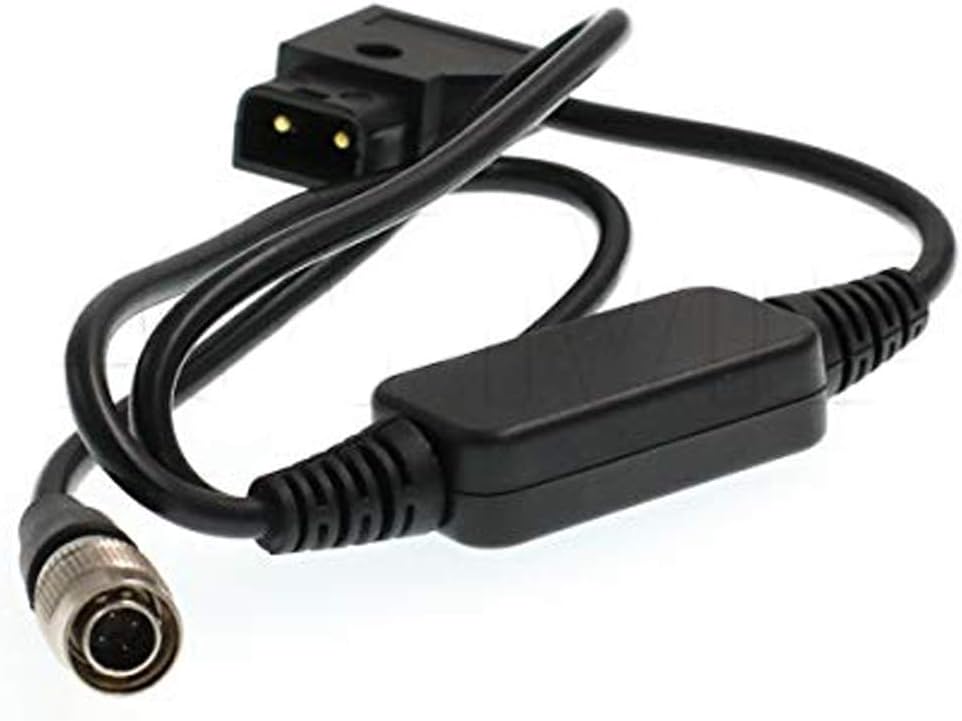 Eonvic D-TAP to Hirose 4 Pin Male Voltage Regulated 12V Power Cable for Zoom F8 Sound Devices 633/644/688