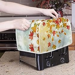 Talayituse Maple Leaf Print Toaster Covers 2 Slice