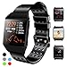 Fitness Tracker Bluetooth Smart Watch with Heart Rate Monitor Call Reminder Activity Trackers Waterproof Step Calorie Counter Pedometer Band Sport Mode for iOS Android Phone Men Women