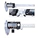 Vernier Caliper,Kungix Metric Digital Caliper with LCD, 0-6 inch / 150mm Stainless Steel Electronic Depth Gauge Measuring Tools
