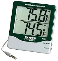 Extech 401014 Big Digit Indoor/Outdoor Thermometer