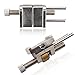 Honing Guide, BonyTek Stainless Steel Side Clamping Fixed Angle Honing Guide with Brass Roller for Wood Chisel, Planer, Blade, Graver, Flat Chisel Edge Sharpening, Clamping Width Range 0.32-3.22 Inch