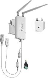 Vonets VAP11S WiFi Bridge Repeater Router 300Mbps 2.4GHz 2xRJ45 Antennas view 2
