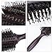 HOMEIDEAS Natural Boar Bristles Round Hair Brush with Wood Handle, Round Comb Twill 2.75 Inch, Styling Essentials for Hair Drying, Styling, Curling