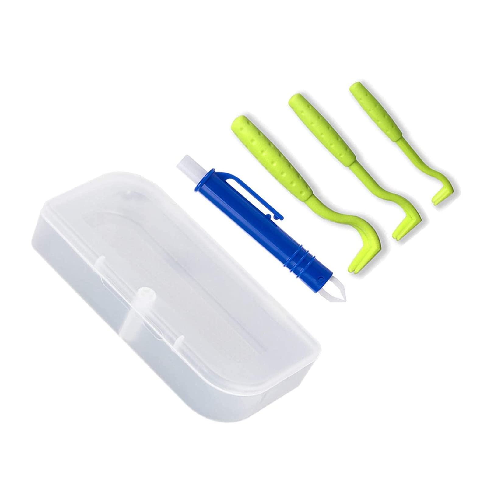 LYUANWEI Tick Removal Pen Tick remover pliers Tick removal tool with Storage Box Tick Fleas Hook for Human Pets