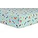 Trend Lab Dinosaurs Deluxe Flannel Fitted Crib Sheet