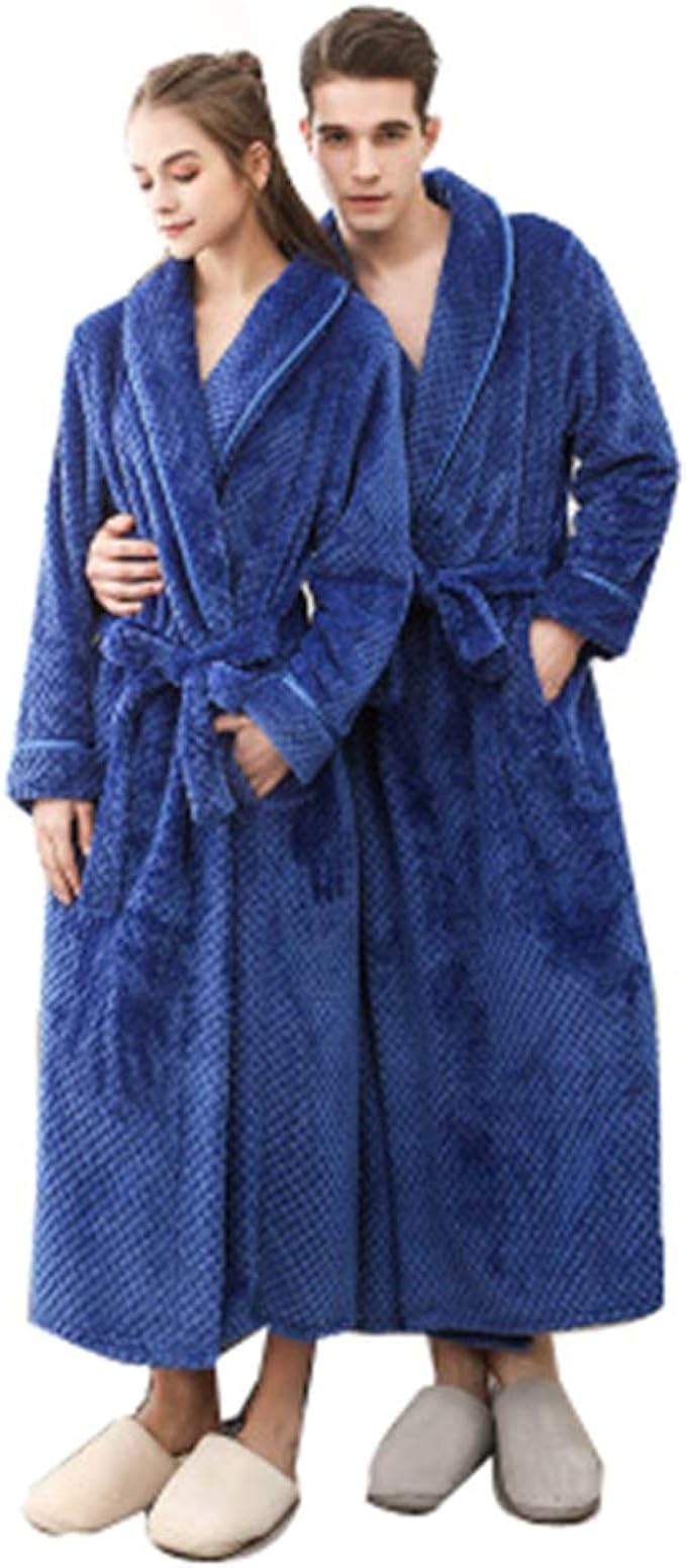 New Couple Bathrobe Robe Men's and Women's Long Home Service at Amazon