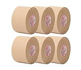 Beige Athletic Tape - 10-yard rolls of Mtape - 6 rolls
