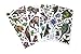 Dinosaur Reusable Kids Decorative Peel & Stick Wall Decals - Art Decore (110 Decals!)