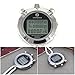 Stopwatch,1/10th Second 10 Lap Memory, Clock Daily Rainproof Digital Timer for Sports Match,Competition,Coach,Referee,Training,Timing