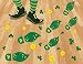 jollylife 230PCS St. Patrick's Day Decorations Leprechaun Footprints Floor Clings- Shamrock Gold Coin Party Decorations Decals Stickers primary